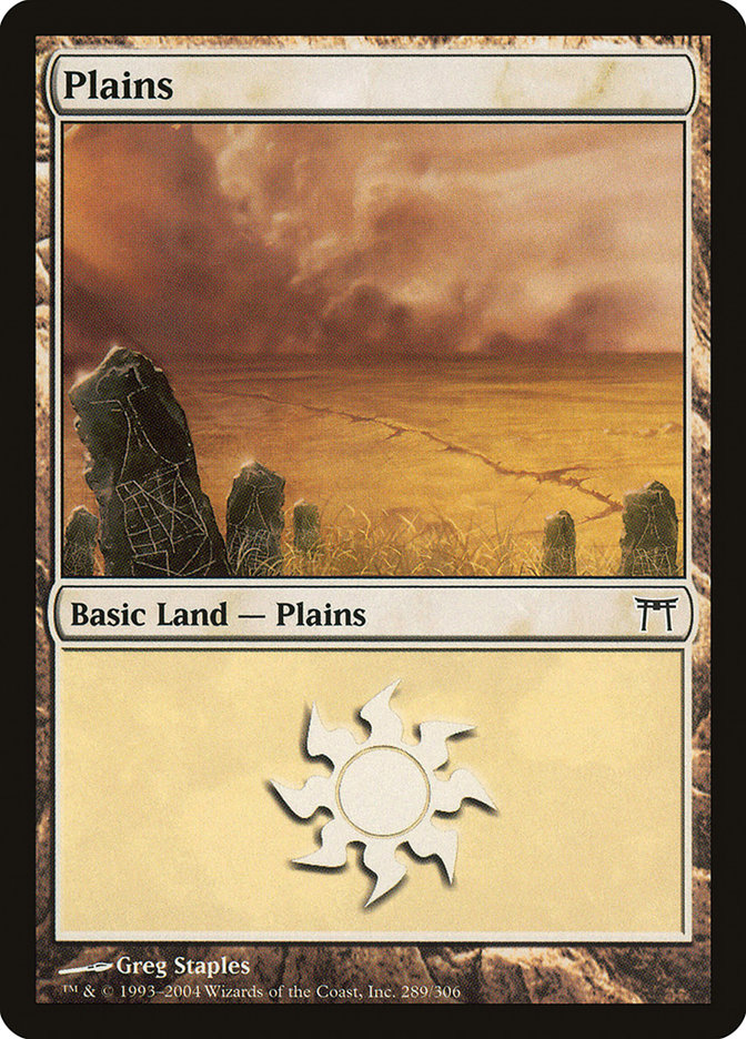 Plains (289) [Champions of Kamigawa] | Black Swamp Games