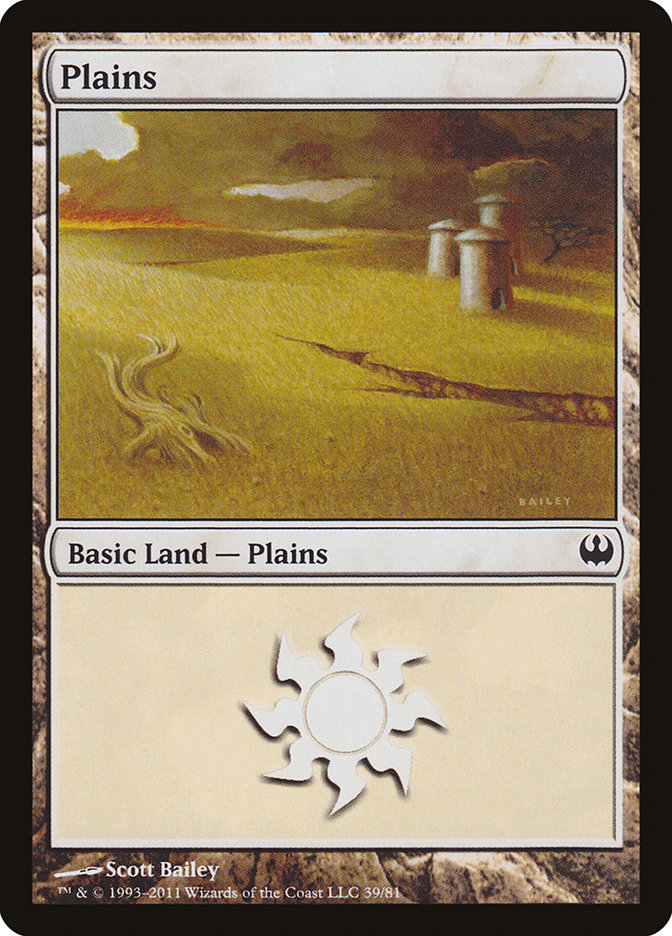 Plains (39) [Duel Decks: Knights vs. Dragons] | Black Swamp Games