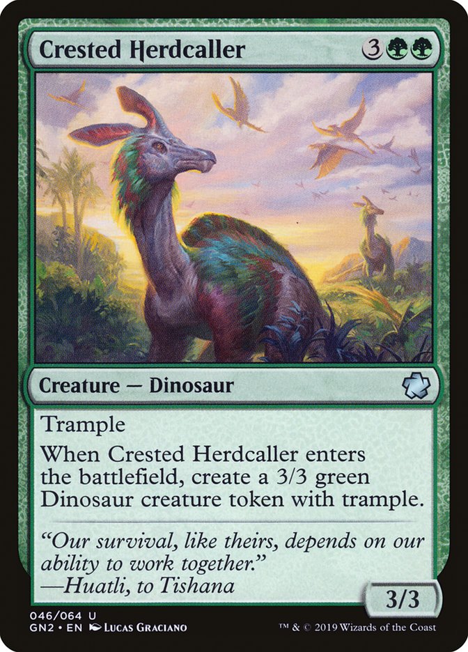 Crested Herdcaller [Game Night 2019] | Black Swamp Games