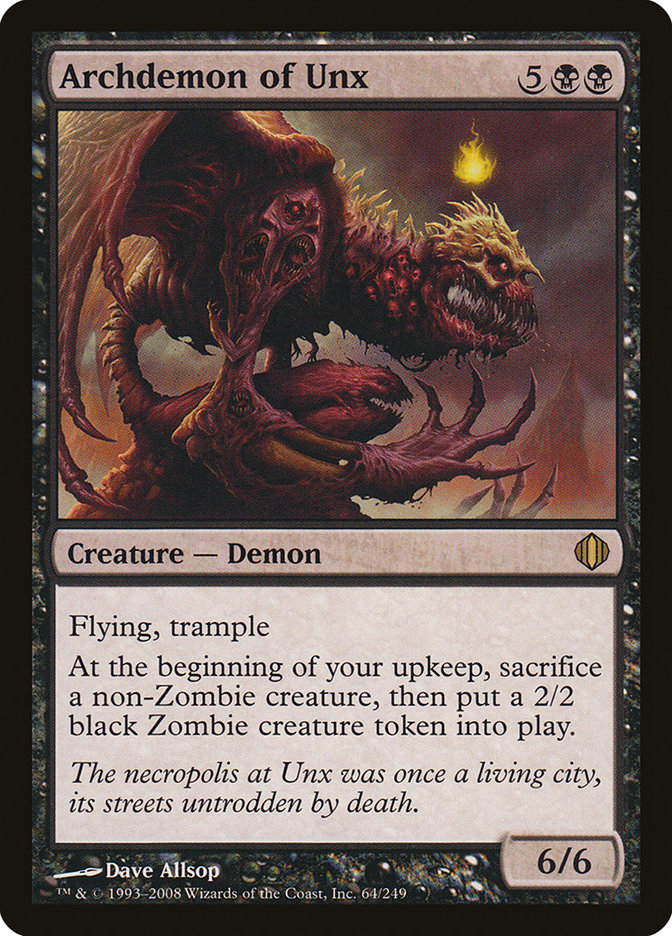 Archdemon of Unx [Shards of Alara] | Black Swamp Games