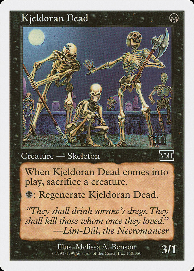 Kjeldoran Dead [Classic Sixth Edition] | Black Swamp Games