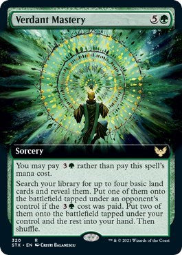 Verdant Mastery (Extended Art) [Strixhaven: School of Mages] | Black Swamp Games