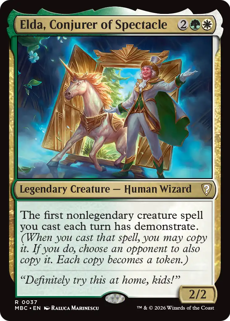 Elda, Conjurer of Spectacle [Mystery Booster: Commander Edition] | Black Swamp Games