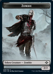Squirrel // Zombie Double-Sided Token [Modern Horizons 2 Tokens] | Black Swamp Games
