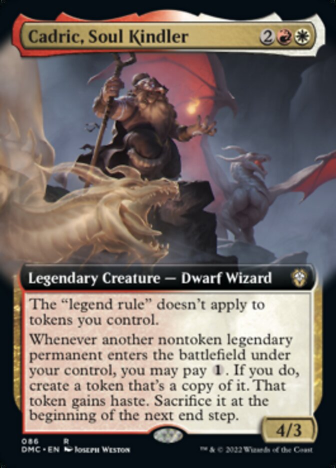 Cadric, Soul Kindler (Extended Art) [Dominaria United Commander] | Black Swamp Games