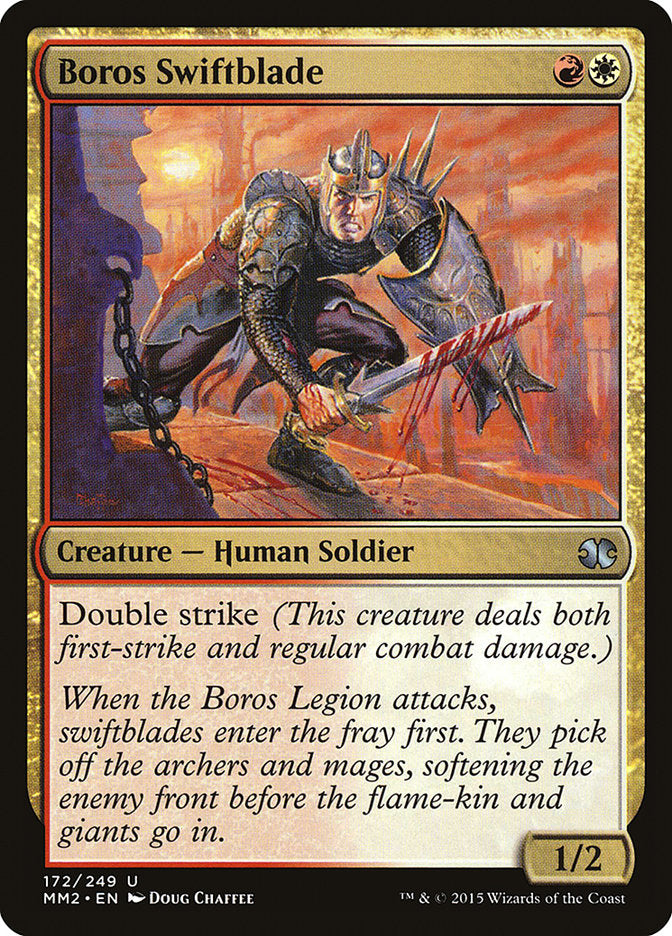 Boros Swiftblade [Modern Masters 2015] | Black Swamp Games