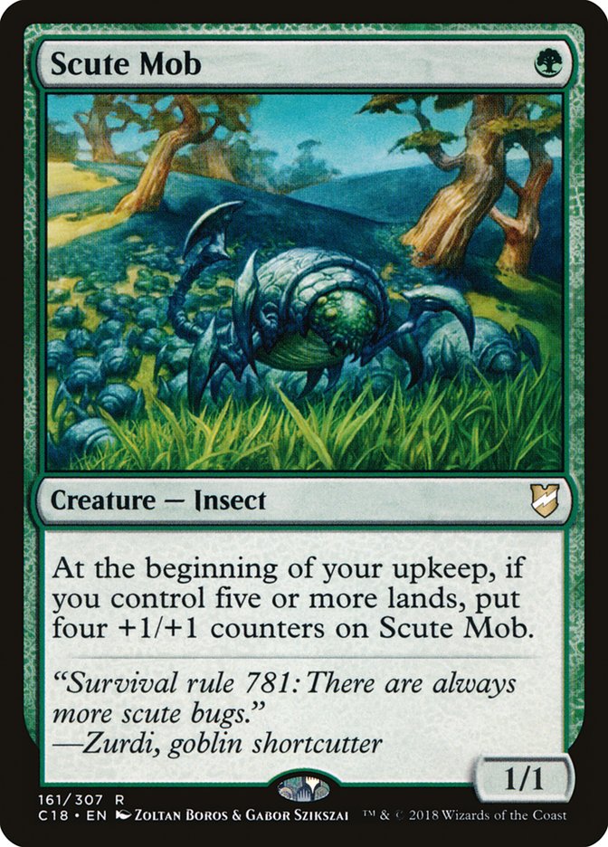 Scute Mob [Commander 2018] | Black Swamp Games