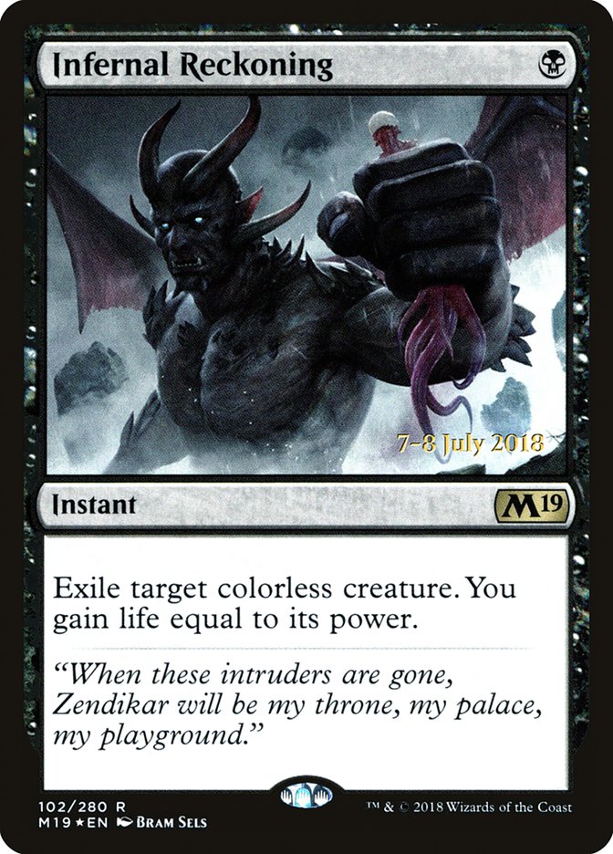 Infernal Reckoning [Core Set 2019 Prerelease Promos] | Black Swamp Games