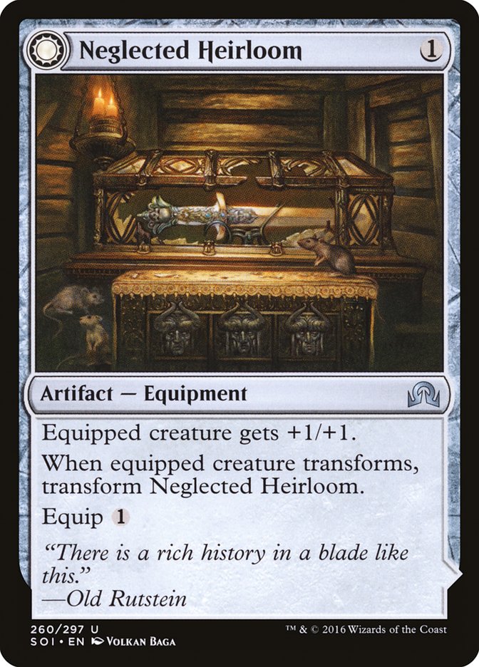 Neglected Heirloom // Ashmouth Blade [Shadows over Innistrad] | Black Swamp Games