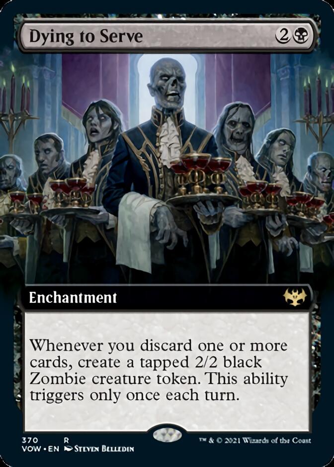 Dying to Serve (Extended Art) [Innistrad: Crimson Vow] | Black Swamp Games