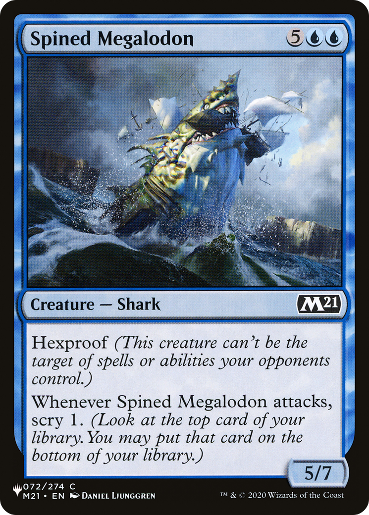 Spined Megalodon [The List Reprints] | Black Swamp Games