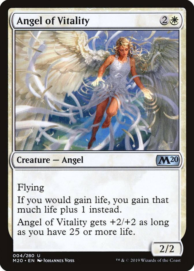Angel of Vitality [Core Set 2020] | Black Swamp Games