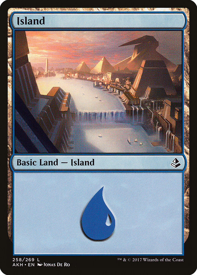 Island (258) [Amonkhet] | Black Swamp Games