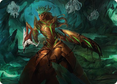 Glissa Sunslayer Art Card [Phyrexia: All Will Be One Art Series] | Black Swamp Games