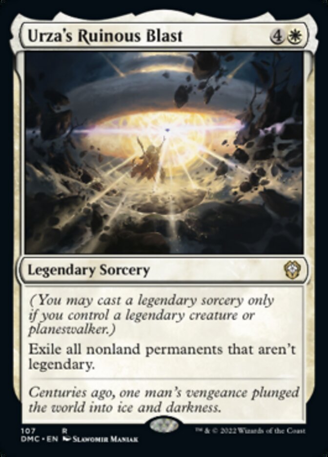 Urza's Ruinous Blast [Dominaria United Commander] | Black Swamp Games