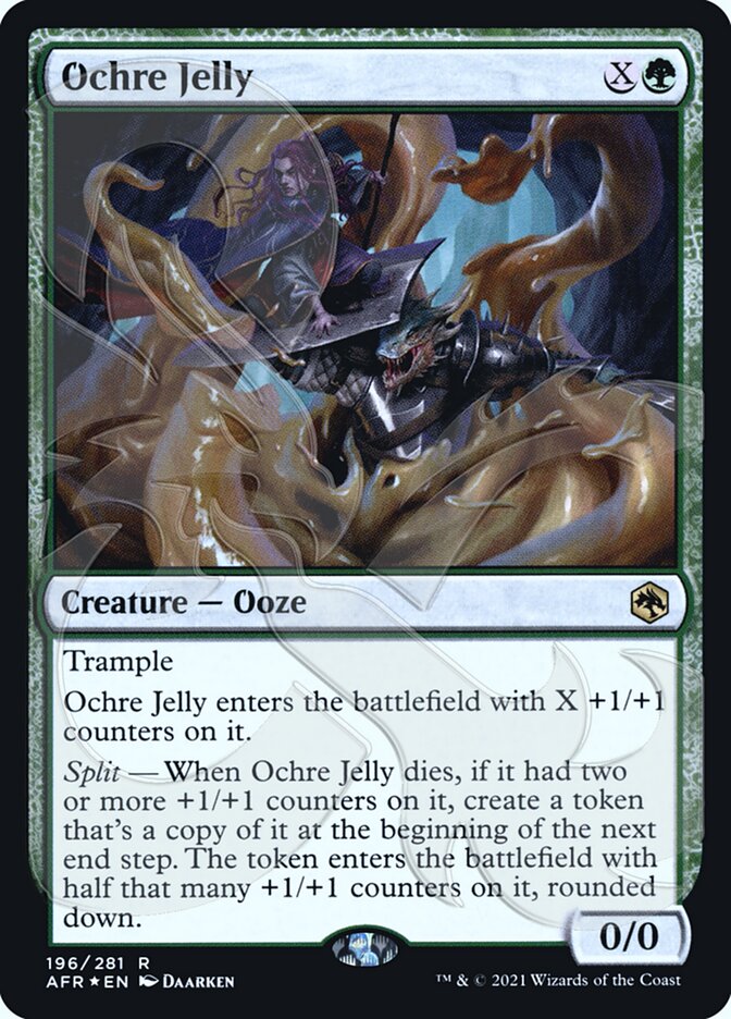 Ochre Jelly (Ampersand Promo) [Dungeons & Dragons: Adventures in the Forgotten Realms Promos] | Black Swamp Games