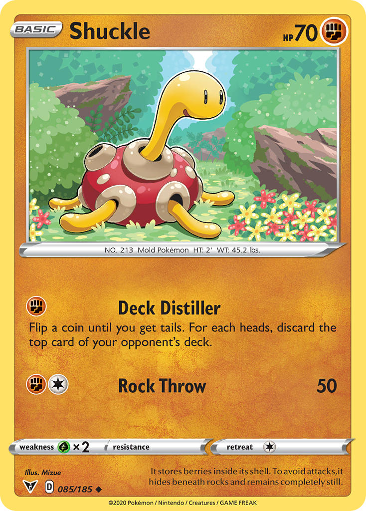 Shuckle (085/185) [Sword & Shield: Vivid Voltage] | Black Swamp Games