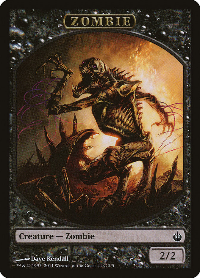 Zombie Token [Mirrodin Besieged Tokens] | Black Swamp Games