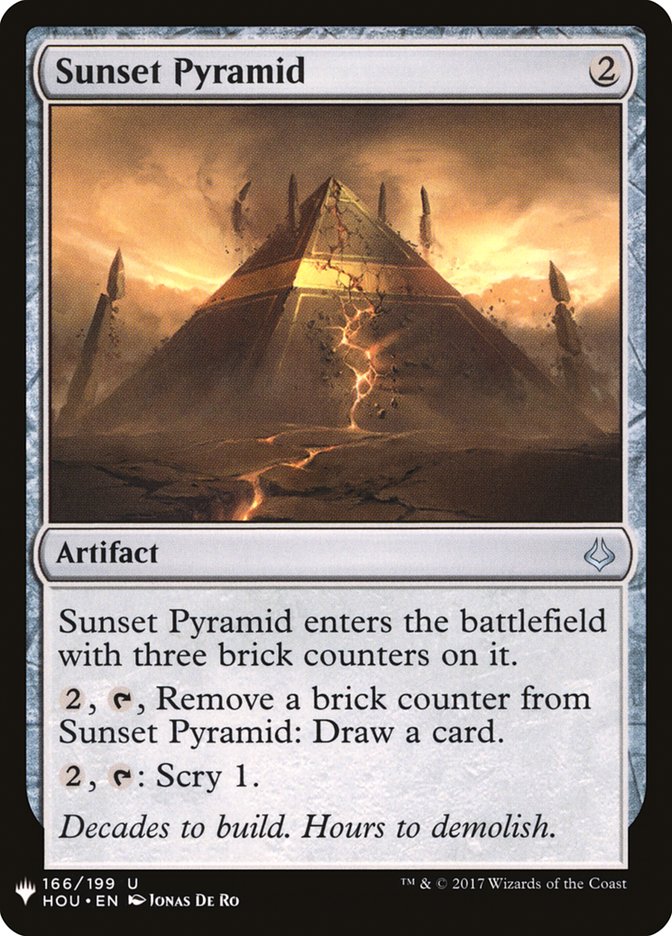 Sunset Pyramid [Mystery Booster] | Black Swamp Games