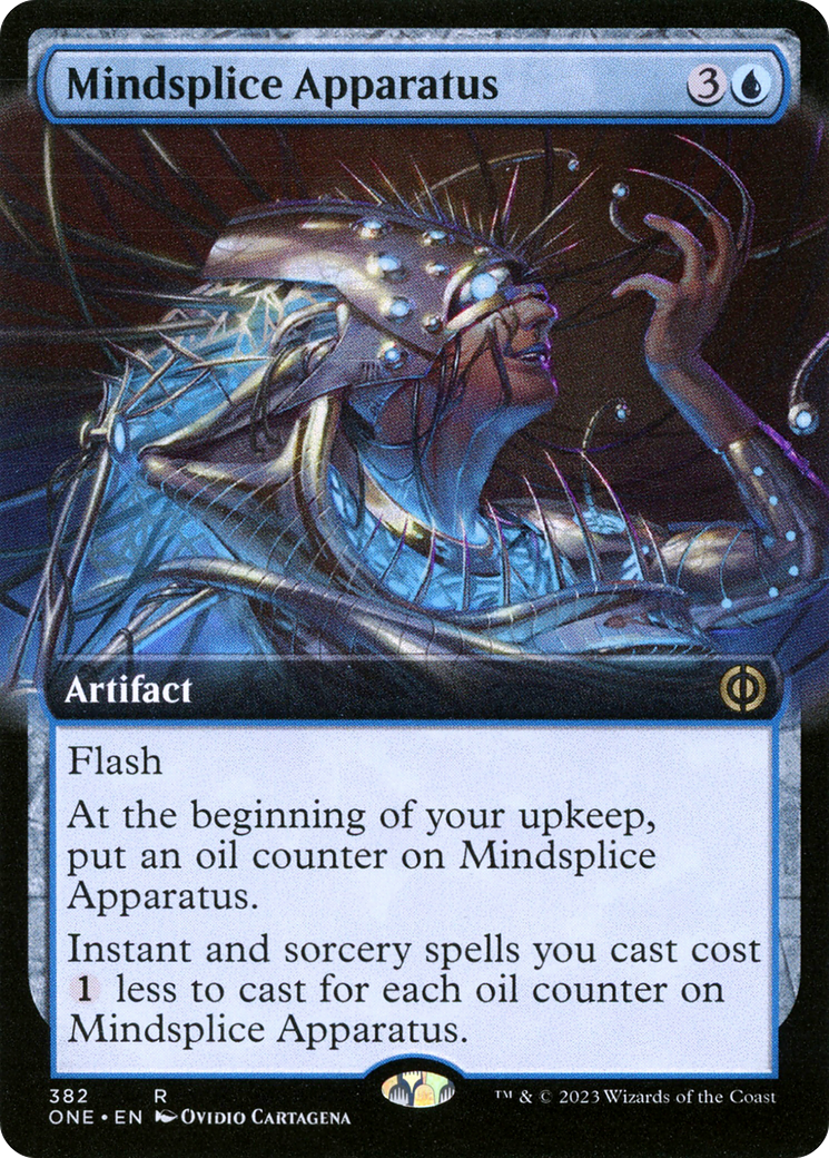 Mindsplice Apparatus (Extended Art) [Phyrexia: All Will Be One] | Black Swamp Games