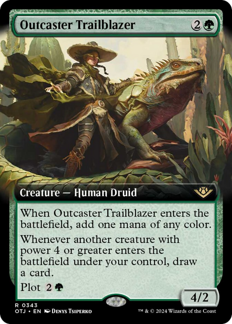Outcaster Trailblazer (Extended Art) [Outlaws of Thunder Junction] | Black Swamp Games