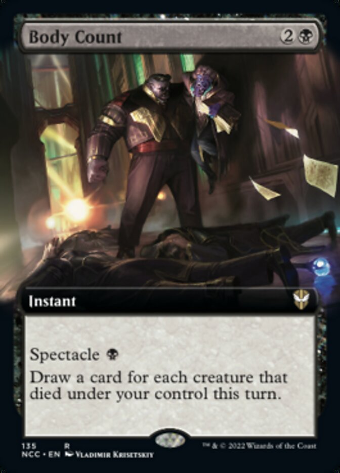 Body Count (Extended Art) [Streets of New Capenna Commander] | Black Swamp Games