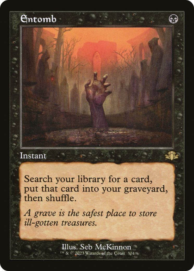 Entomb (Retro) [Dominaria Remastered] | Black Swamp Games