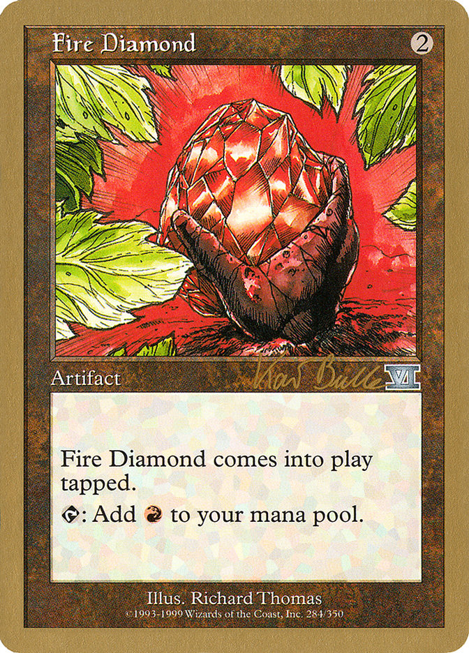 Fire Diamond (Kai Budde) [World Championship Decks 1999] | Black Swamp Games