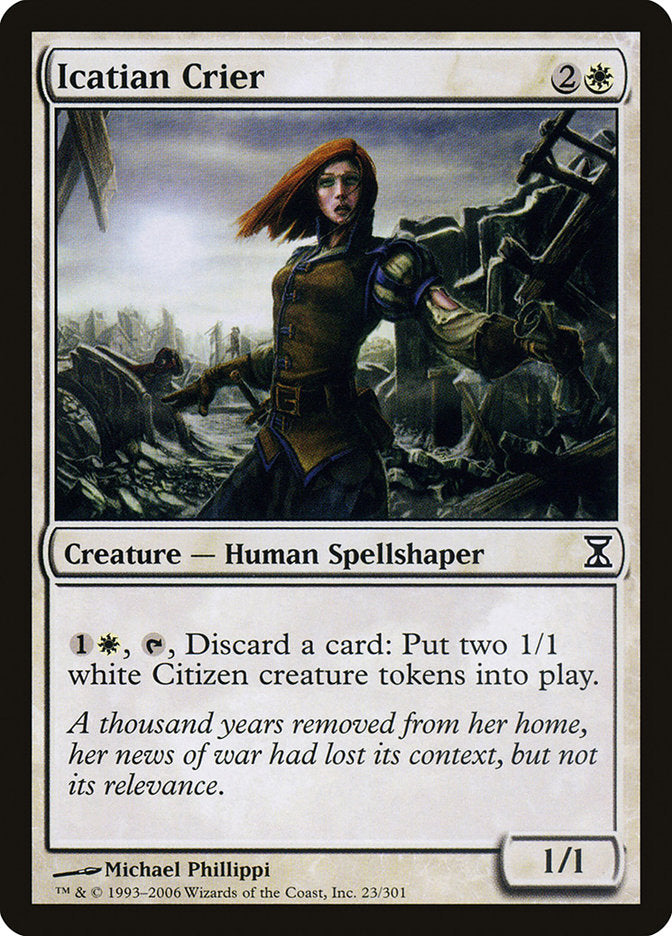 Icatian Crier [Time Spiral] | Black Swamp Games