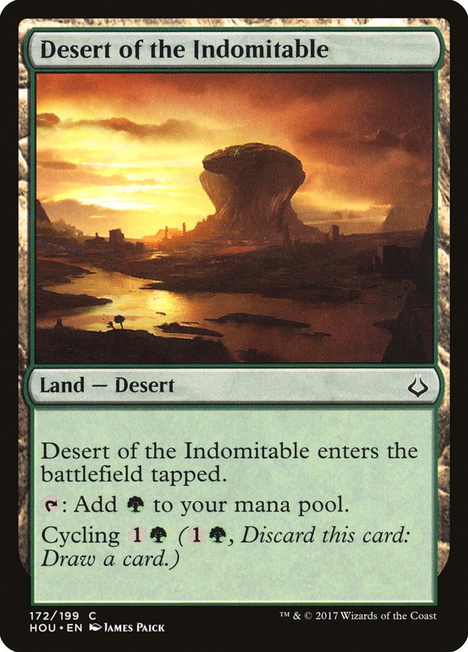 Desert of the Indomitable [Hour of Devastation] | Black Swamp Games