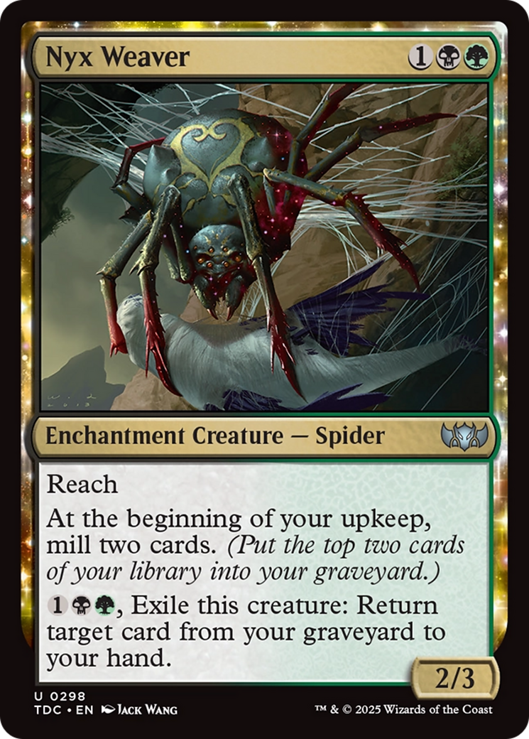 Nyx Weaver [Tarkir: Dragonstorm Commander] | Black Swamp Games