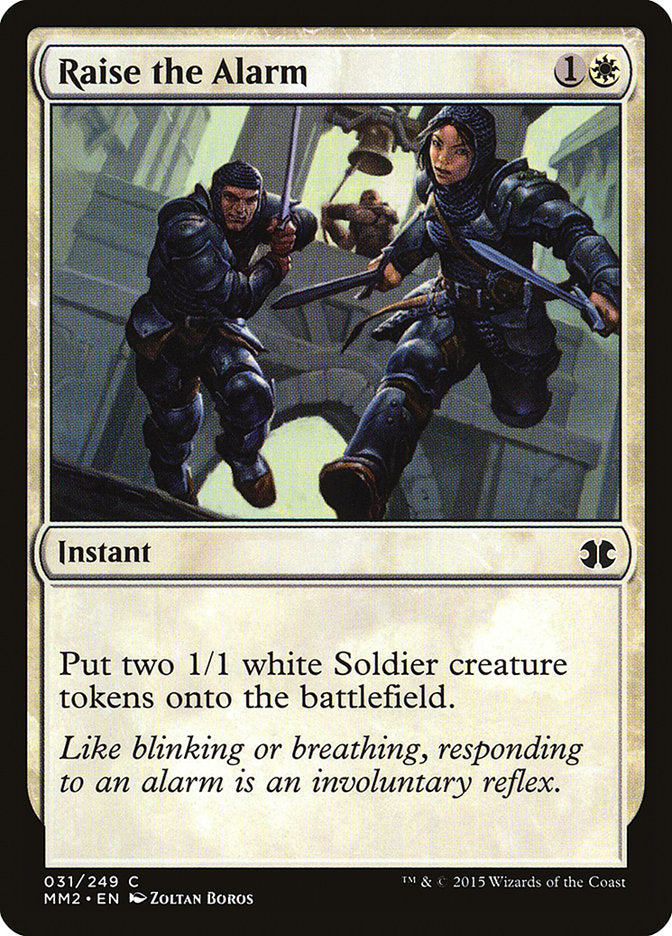 Raise the Alarm [Modern Masters 2015] | Black Swamp Games