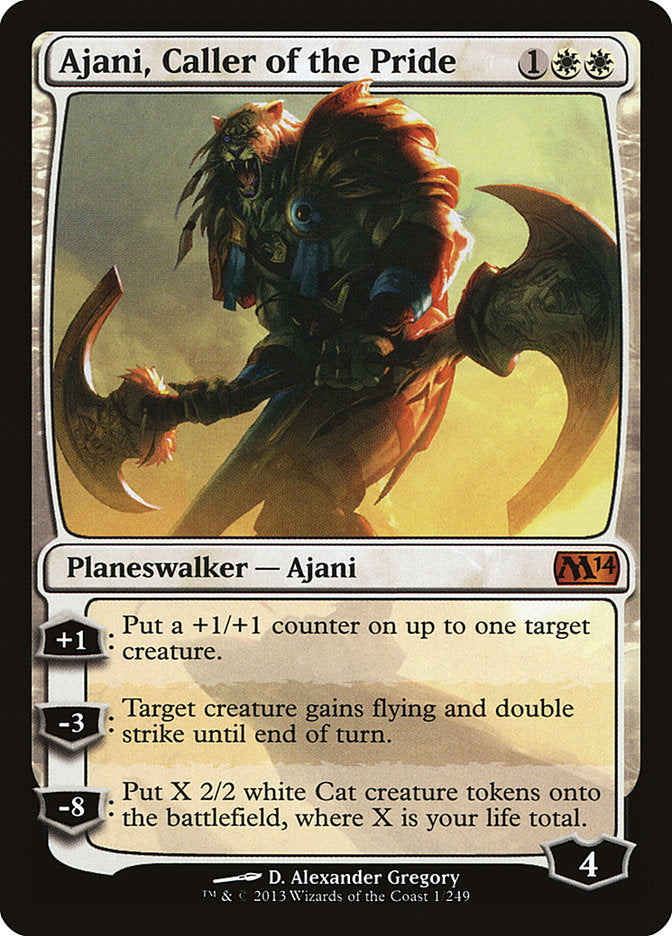 Ajani, Caller of the Pride [Magic 2014] | Black Swamp Games