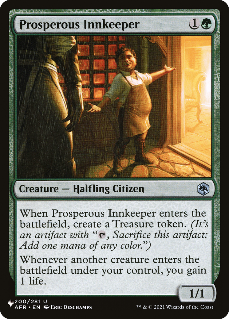 Prosperous Innkeeper [The List Reprints] | Black Swamp Games