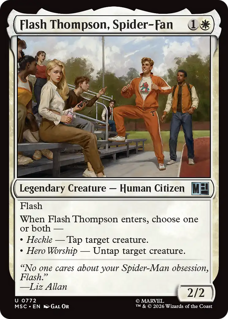 Flash Thompson, Spider-Fan [Marvel Super Heroes Commander] | Black Swamp Games