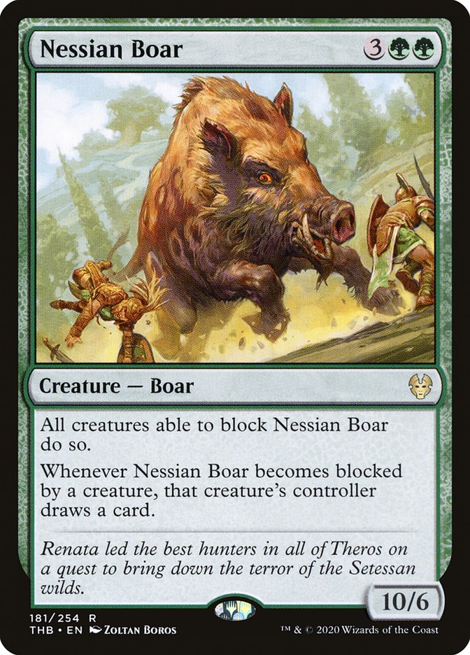 Nessian Boar [Theros Beyond Death] | Black Swamp Games