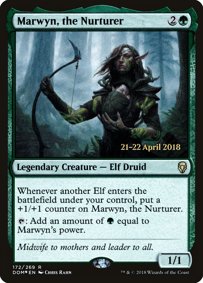 Marwyn, the Nurturer [Dominaria Prerelease Promos] | Black Swamp Games