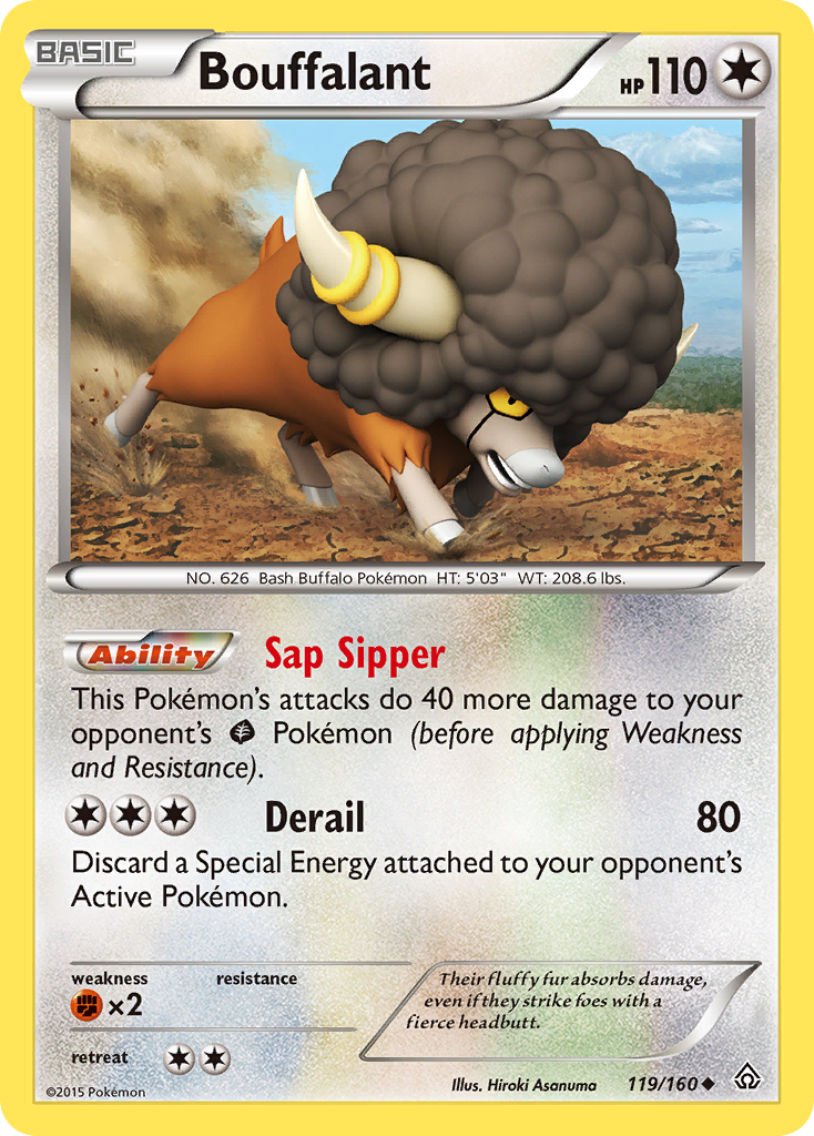Bouffalant (119/160) [XY: Primal Clash] | Black Swamp Games