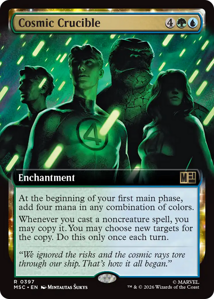 Cosmic Crucible (Extended Art) [Marvel Super Heroes Commander] | Black Swamp Games