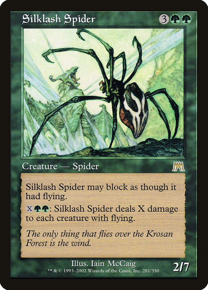 Silklash Spider [Onslaught] | Black Swamp Games