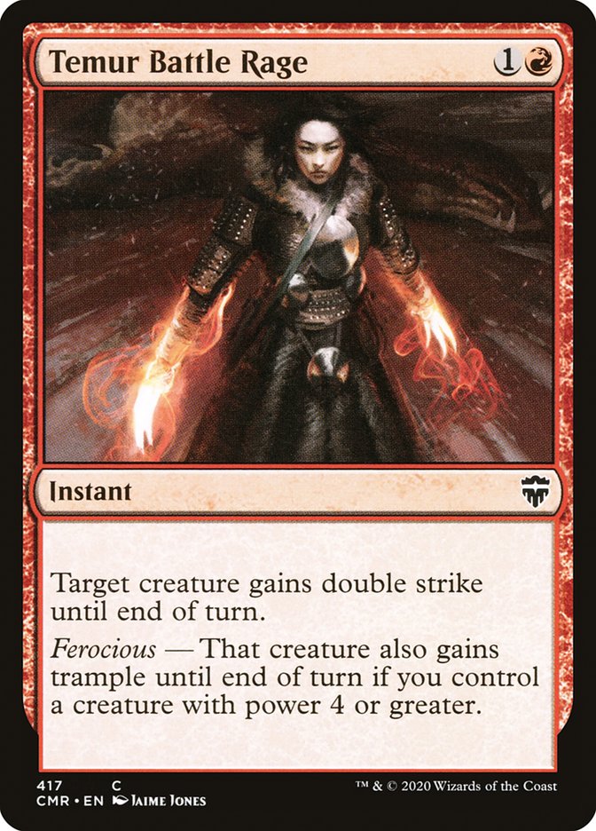 Temur Battle Rage [Commander Legends] | Black Swamp Games