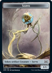 Servo // Thopter (026) Double-Sided Token [Double Masters Tokens] | Black Swamp Games