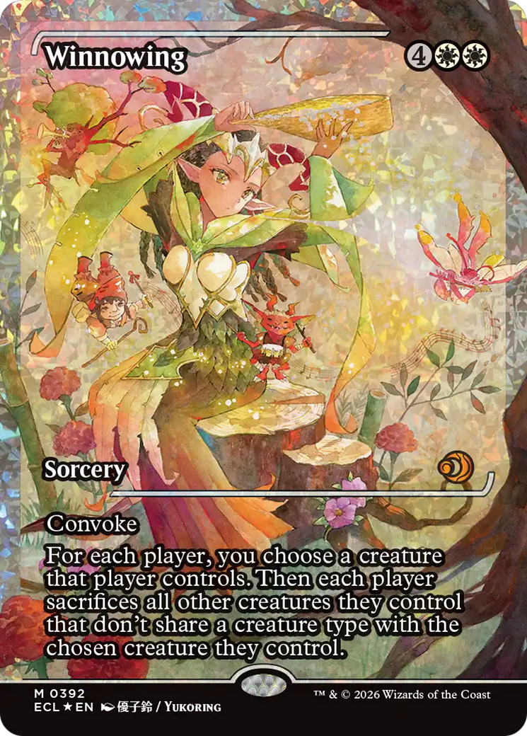 Winnowing (Showcase) (Fracture Foil) [Lorwyn Eclipsed] | Black Swamp Games