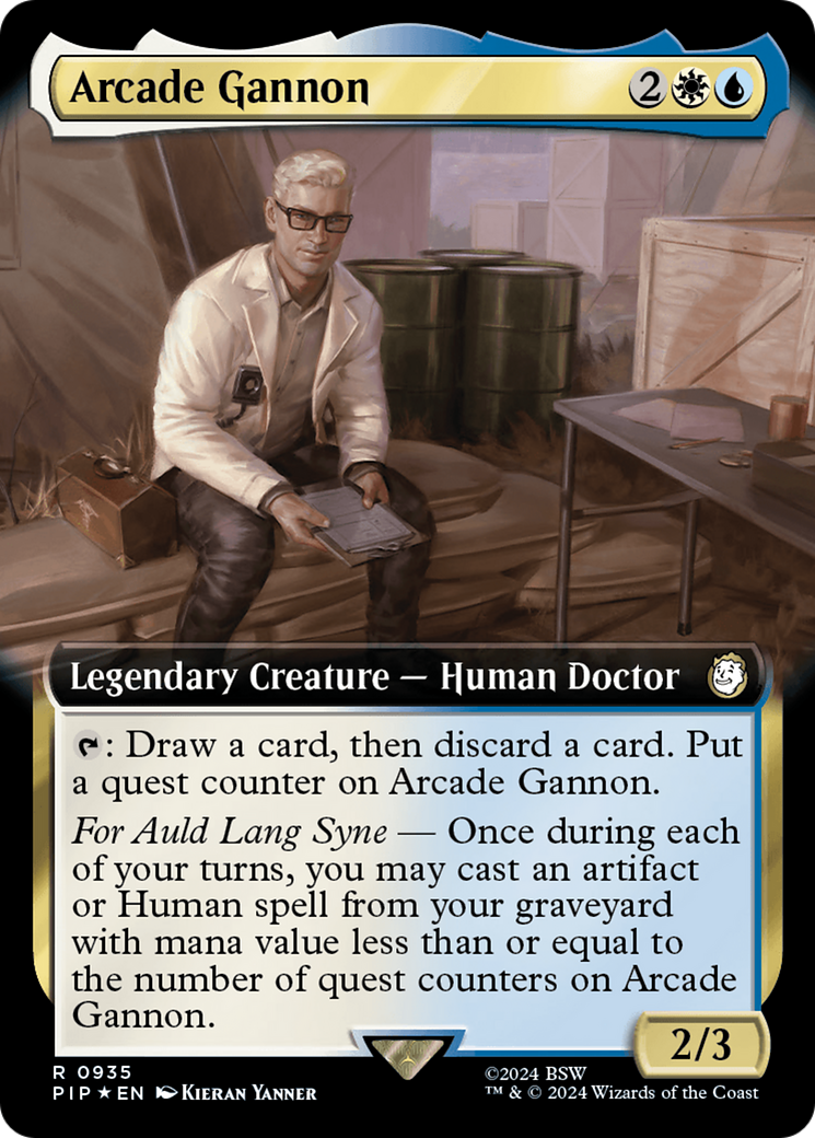 Arcade Gannon (Extended Art) (Surge Foil) [Fallout] | Black Swamp Games