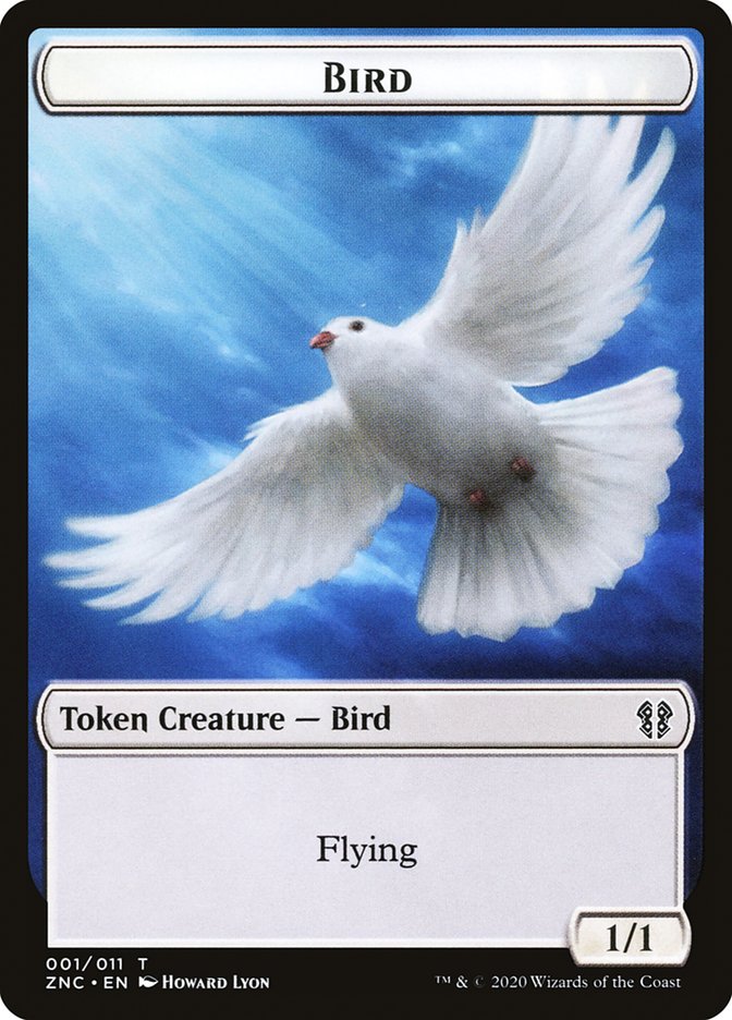 Bird // Kor Ally Double-Sided Token [Zendikar Rising Commander Tokens] | Black Swamp Games