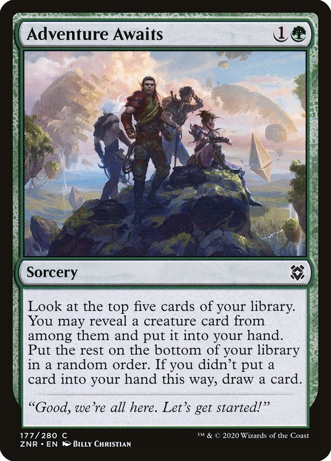 Adventure Awaits [Zendikar Rising] | Black Swamp Games