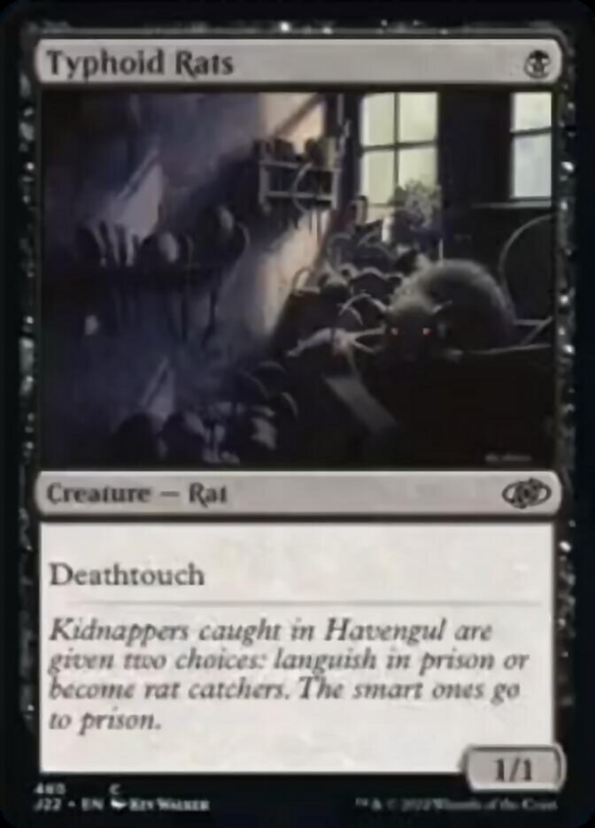 Typhoid Rats [Jumpstart 2022] | Black Swamp Games