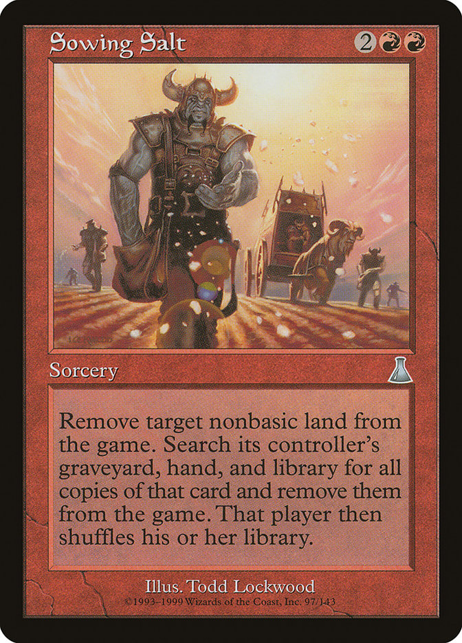 Sowing Salt [Urza's Destiny] | Black Swamp Games