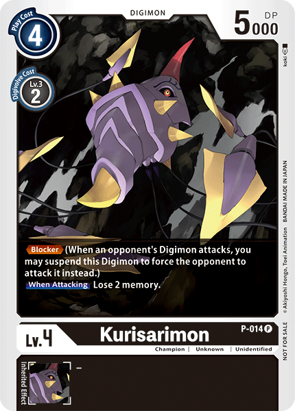 Kurisarimon [P-014] [Promotional Cards] | Black Swamp Games