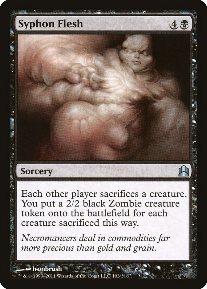 Syphon Flesh [Commander 2011] | Black Swamp Games
